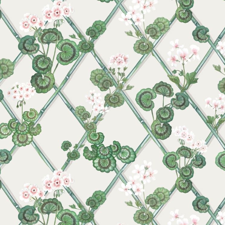 Primrose Garden Wallpaper - Maine House Interiors - Lookbook Gallery - Colourway: Pink - Swatch