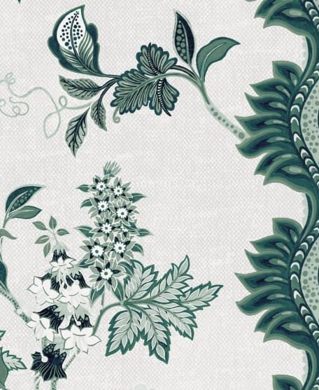 Fantasia Wilds Wallpaper - Iryna Ruggeri - Colorway: Jade - Lookbook