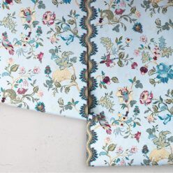 Fantasia Wilds Wallpaper - Wallpaper Republic - by Iryna Ruggeri - Nature’s Tapestry Collection - Colorway: Sky - Roll