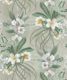 Hibiscus at Double Bay Wallpaper - Bethany Linz - My Sydney Collection - Colourway: Beige - Swatch