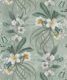 Hibiscus at Double Bay Wallpaper - Bethany Linz - My Sydney Collection - Colourway: Tangerine - Swatch