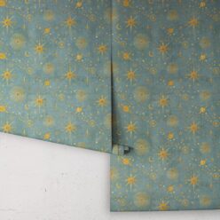 The Milky Way Wallpaper - Bethany Linz - My Sydney Collection - Colourway: French Blue - Roll
