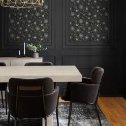 The Milky Way Wallpaper - Bethany Linz - My Sydney Collection - Colourway: Silver - Insitu
