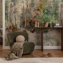 Botanical Gardens Mural - Bethany Linz - My Sydney Collection - Colourway: Original - Insitu
