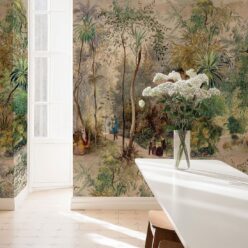 Botanical Gardens Mural - Bethany Linz - My Sydney Collection - Colourway: Original - Insitu