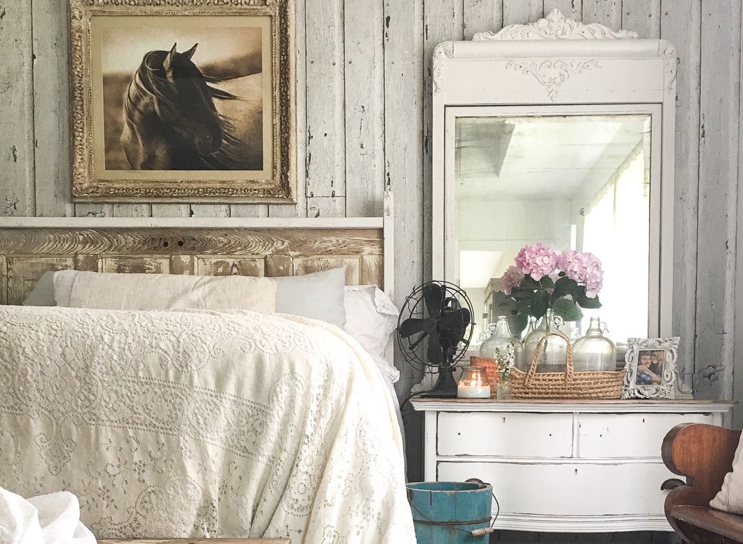 Queensland Weatherboards • Cottagecore Bedroom • Burlap Roses Revival