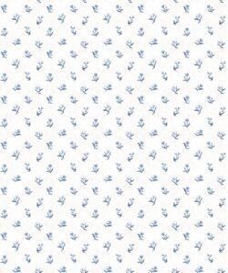 Posey Wallpaper - Palace Grove Collection - M&K Studio - Swatch - Colorway: Sapphire