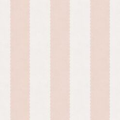 Scallop Stripe Wallpaper - Palace Grove Collection - M&K Studio - Swatch - Colorway: Antique Rose