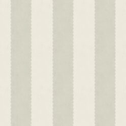 Scallop Stripe Wallpaper - Palace Grove Collection - M&K Studio - Swatch - Colorway: Linen