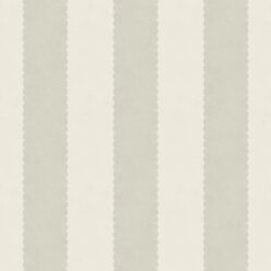 Scallop Stripe Wallpaper - Palace Grove Collection - M&K Studio - Swatch - Colorway: Linen