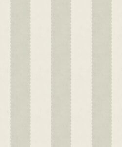 Scallop Stripe Wallpaper - Palace Grove Collection - M&K Studio - Swatch - Colorway: Linen