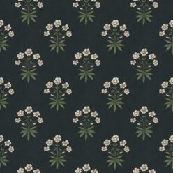 Geranium Wallpaper - Palace Grove Collection - M&K Studio - Swatch - Colorway: Topaz
