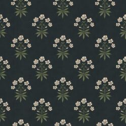 Geranium Wallpaper - Palace Grove Collection - M&K Studio - Swatch - Colorway: Topaz