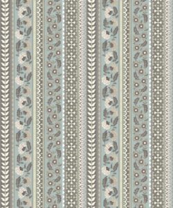 Ribbon Wallpaper - Palace Grove Collection - M&K Studio - Swatch - Colorway: Duck Egg