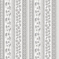 Ribbon Wallpaper - Palace Grove Collection - M&K Studio - Swatch - Colorway: Ivory