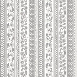 Ribbon Wallpaper - Palace Grove Collection - M&K Studio - Swatch - Colorway: Ivory