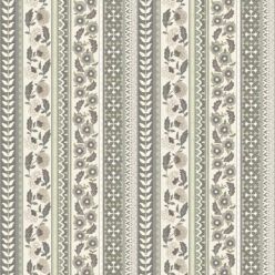 Ribbon Wallpaper - Palace Grove Collection - M&K Studio - Swatch - Colorway: Linen