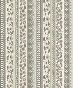 Ribbon Wallpaper - Palace Grove Collection - M&K Studio - Swatch - Colorway: Linen
