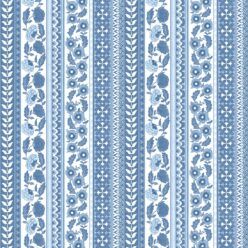 Ribbon Wallpaper - Palace Grove Collection - M&K Studio - Swatch - Colorway: Sapphire