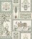 Courtyard Wallpaper - Palace Grove Collection - M&K Studio - Swatch - Colorway: Linen