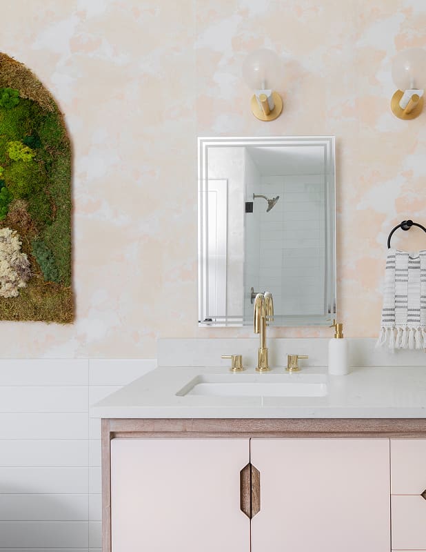 Autumn Path Wallpaper, in and bight modern bathroom