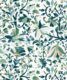 Botanique Type II Vinyl Wallpaper - Colourway: Turquoise - Swatch - Commercial Wallcoverings