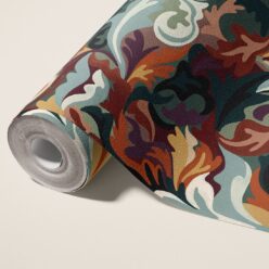Filigree Type II Vinyl Wallpaper - Colourway: Velvet - Roll - Commercial Wallcoverings