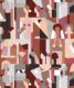 Muse Type II Vinyl Wallpaper - Colourway: Scarlet - Swatch - Commercial Wallcoverings
