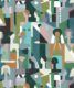 Muse Type II Vinyl Wallpaper - Colourway: Turquoise - Swatch - Commercial Wallcoverings