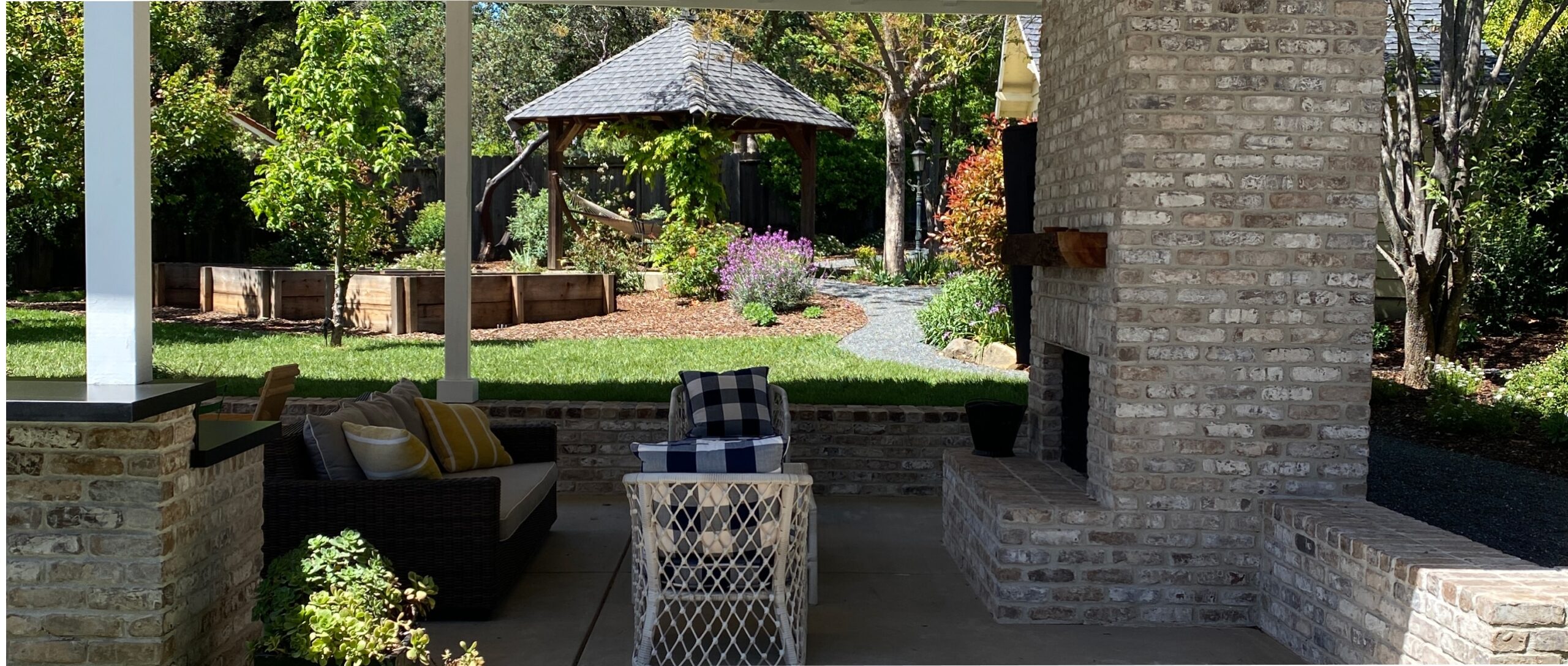 Ship Shape Back yard patio