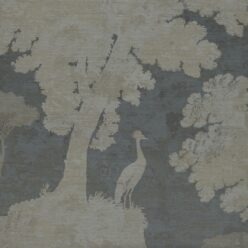 Tuscan Landscape Grasscloth Mural • Milton & King