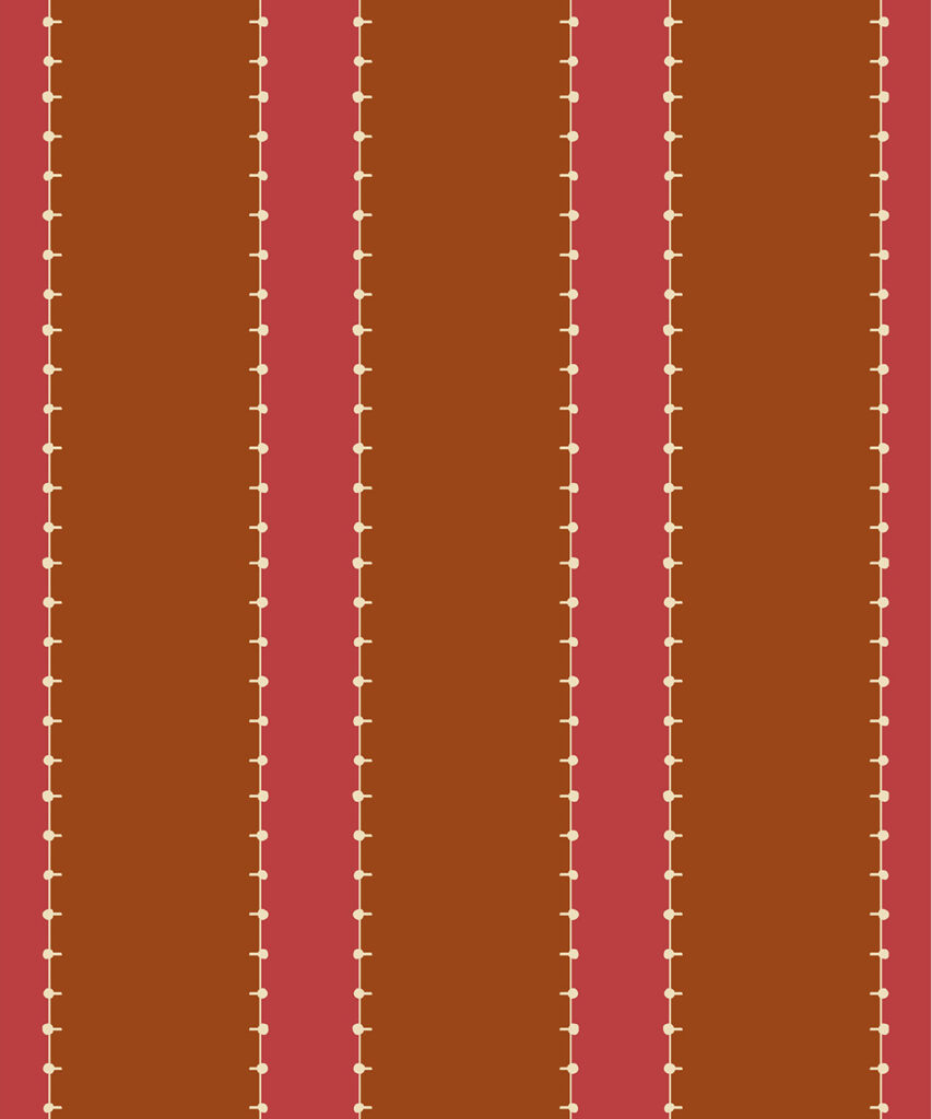 Pati Wallpaper | Colourway: Cinnamon | Anything But Basic Collection | Gray Benko x Milton&King | Swatch