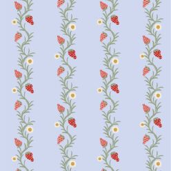 Periwinkle & Red