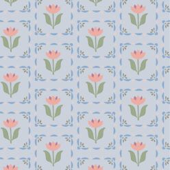 Periwinkle & Pink