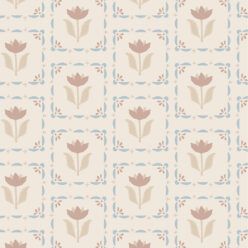 Taupe & Blue
