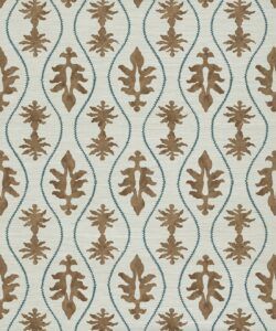 Great Jones Grasscloth Wallpaper - Colourway: Chestnut - Pattern Play Collection