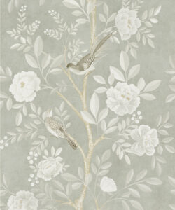 Chinoiserie Decorative Textile Wallpaper - Colorway: Linen - Woven Light Collection - Decorative Textile Wallcoverings