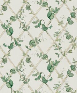 Petite Ivy Decorative Textile Wallpaper - Colorway: Irish Linen Cane - Woven Light Collection - Decorative Textile Wallcoverings