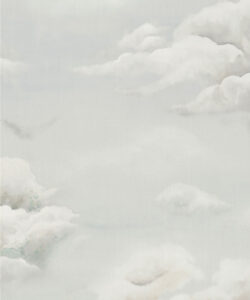 Heavenly Decorative Textile Wallpaper - Colorway: Mist - Woven Light Collection - Decorative Textile Wallcoverings