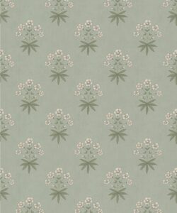 Geranium Decorative Textile Wallpaper - Colorway: Duck Egg - Woven Light Collection - Decorative Textile Wallcoverings