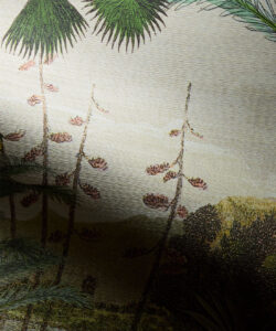 South Asian Subcontinent Grasscloth Wallpaper - Colorway: Beige - Rich Traditions Collection - Swatch