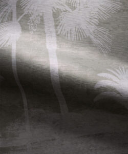 Shadow Palms Grasscloth Wallpaper - Colorway: Beige - Rich Traditions Collection - Swatch