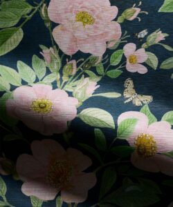 Rosa Grasscloth Wallpaper - Colorway: Rose Pink - Swatch