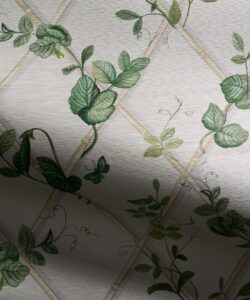 Petite Ivy Grasscloth Wallpaper - Colorway: Irish Linen Cane - Swatch