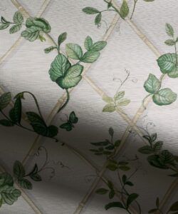 Petite Ivy Grasscloth Wallpaper - Colorway: Irish Linen Cane - Swatch