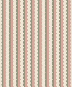 Otto Wallpaper - Colorway: Blush - Petite Prints - Stripes Collection - Swatch