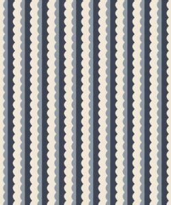 Otto Wallpaper - Colorway: Indigo - Petite Prints - Stripes Collection - Swatch