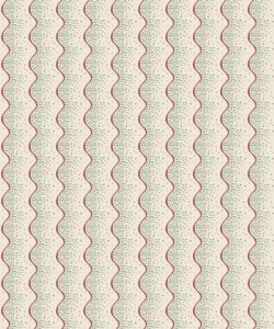 Shore Wallpaper - Colorway: Aqua - Petite Prints - Stripes Collection - Swatch
