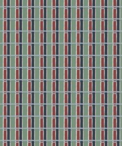 Twill Wallpaper - Colorway: Nautical - Petite Prints - Stripes Collection - Swatch