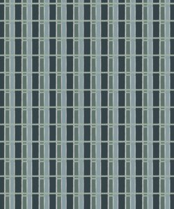 Twill Wallpaper - Colorway: Teal - Petite Prints - Stripes Collection - Swatch